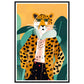 Trendy Leopard Chic Wall Art Print