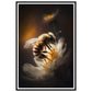 Close-Up of Bee and Flower Photograph Wall Art Print