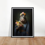 Load image into Gallery viewer, Regency Hippo With Flower Crown