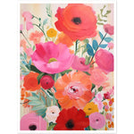 Load image into Gallery viewer, Joyful Blooming Abstract Flowers Painting Wall Art Print
