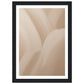 Gentle Rake Textures On Blushing Plaster Wall Art Print