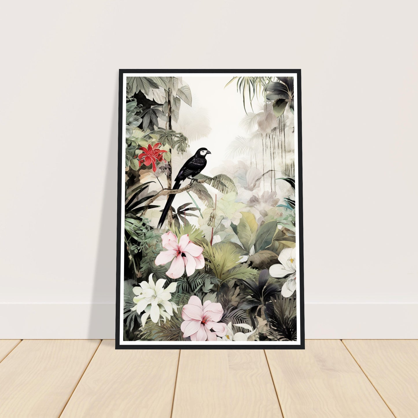 Chic Rainforest Canopy Wall Art Print