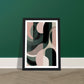 Minimalist Shapes and Muted Hues Wall Art Print