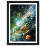 Load image into Gallery viewer, Otherworldly Celestial Abstract Collage Wall Art Print