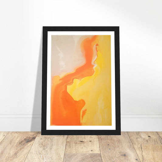 Radiant Fusion - Melted Waves of Orange and Yellow