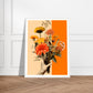 Floral Embrace Of Earthly Flowers Bouquet Wall Art Print