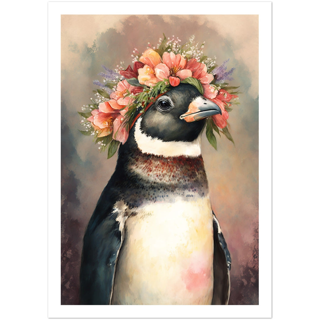 Regency-era Penguin Floral Bloom