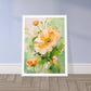 Soft Earthy Close-Up Marigold Flower Wall Art Print