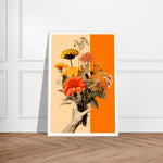 Load image into Gallery viewer, Floral Embrace Of Earthly Flowers Bouquet Wall Art Print