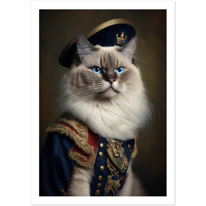 Ragdoll Portraiture Wall Art Print