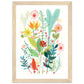 Charming Floral Oasis Wall Art Print