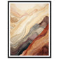 Earthly Abstract Mountain Range Wall Art Print