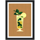 Mojito Cocktail Illustration Wall Art Print