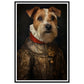 Tudor-Era Neck Ruff Dog Portraiture Wall Art Print