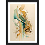 Load image into Gallery viewer, Whispers of Analogous Shapes Abstract Wall Art Print
