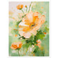 Soft Earthy Close-Up Marigold Flower Wall Art Print