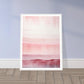 Minimalist Light Pink Abstract Wall Art Print