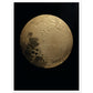 Full Moon Golden Textures Wall Art Print