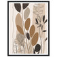 Earthly Botanical Abstract Plants Wall Art Print