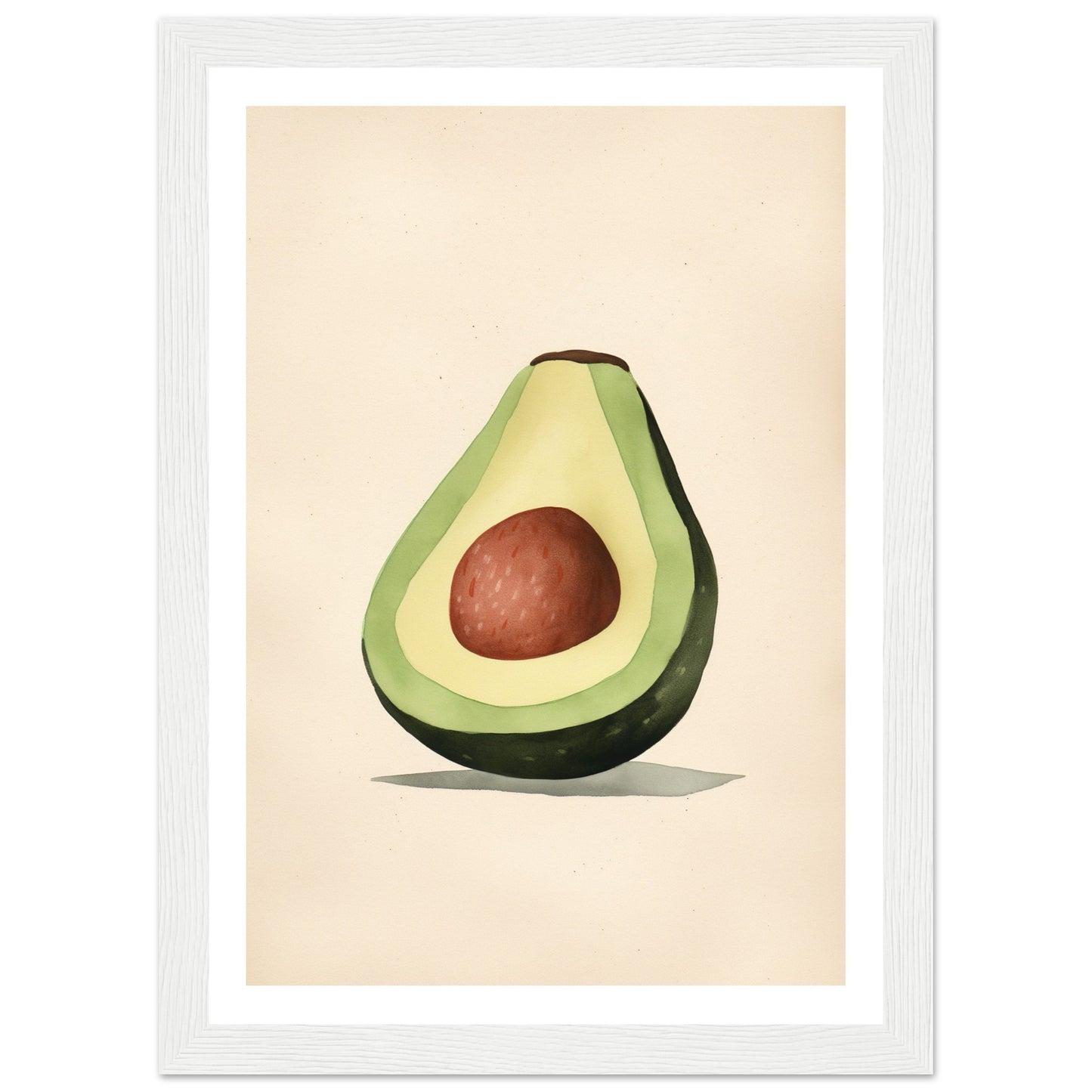 Tasty Sliced Avocado Kitchen Wall Art Print