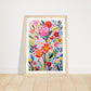 Folklore Botanical Flower Blooms Wall Art Print