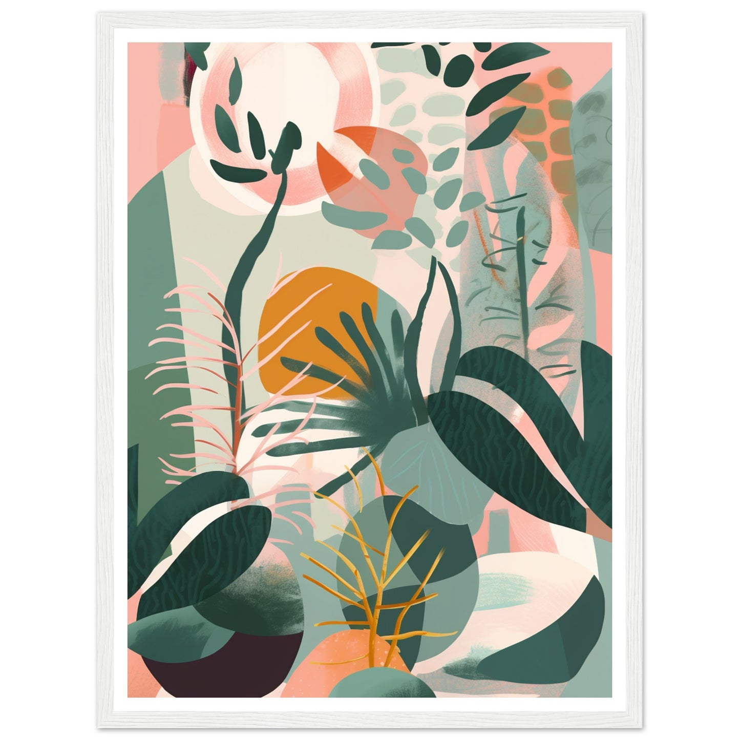 Plant Party Pretty Pastels Wall Art Print