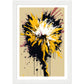 Chrysanthemum Floral Chaos Abstract Flower Wall Art Print