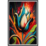 Load image into Gallery viewer, Tulip Abstract Flower Explosion Wall Art Print