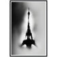 Modernist Eiffel Tower Noir Wall Art Print