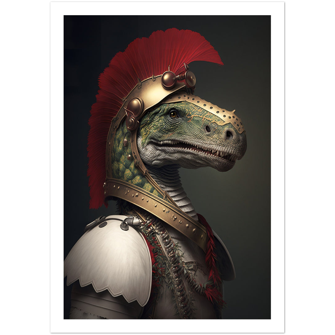 Dinosaur Classic Portraiture Wall Art Print