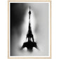 Modernist Eiffel Tower Noir Wall Art Print