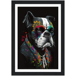 Load image into Gallery viewer, French Bulldog Day of the Dead Wall Art Print
