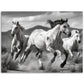 Thundering Horse Hooves Wall Art Print