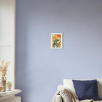Load image into Gallery viewer, Marigold Minimalist Flower Bloom Wall Art Print