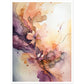 Nature's Chromatic Symphony - Salmon Edition Watercolour Wall Art Print