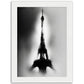 Modernist Eiffel Tower Noir Wall Art Print