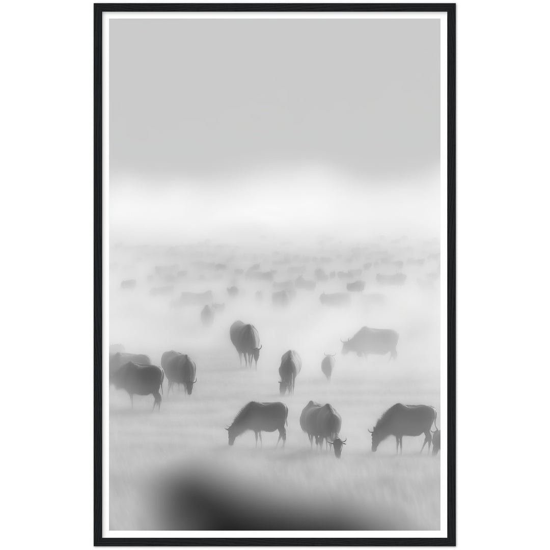 Magical Serengeti Migration Wall Art Print