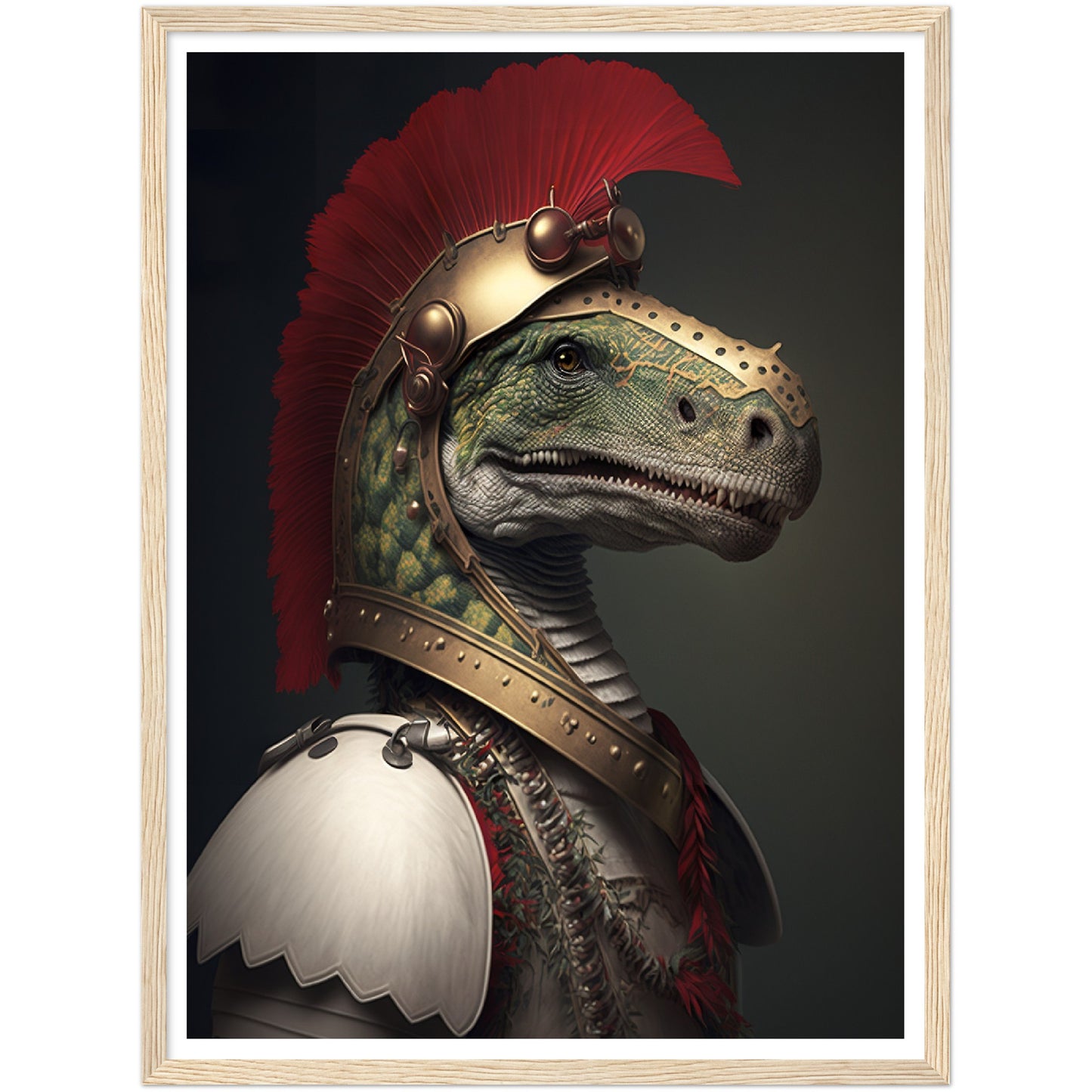 Dinosaur Classic Portraiture Wall Art Print