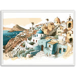 Load image into Gallery viewer, Santorini Summer Sketch