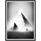 Giza's Monochromatic Wonder Wall Art Print