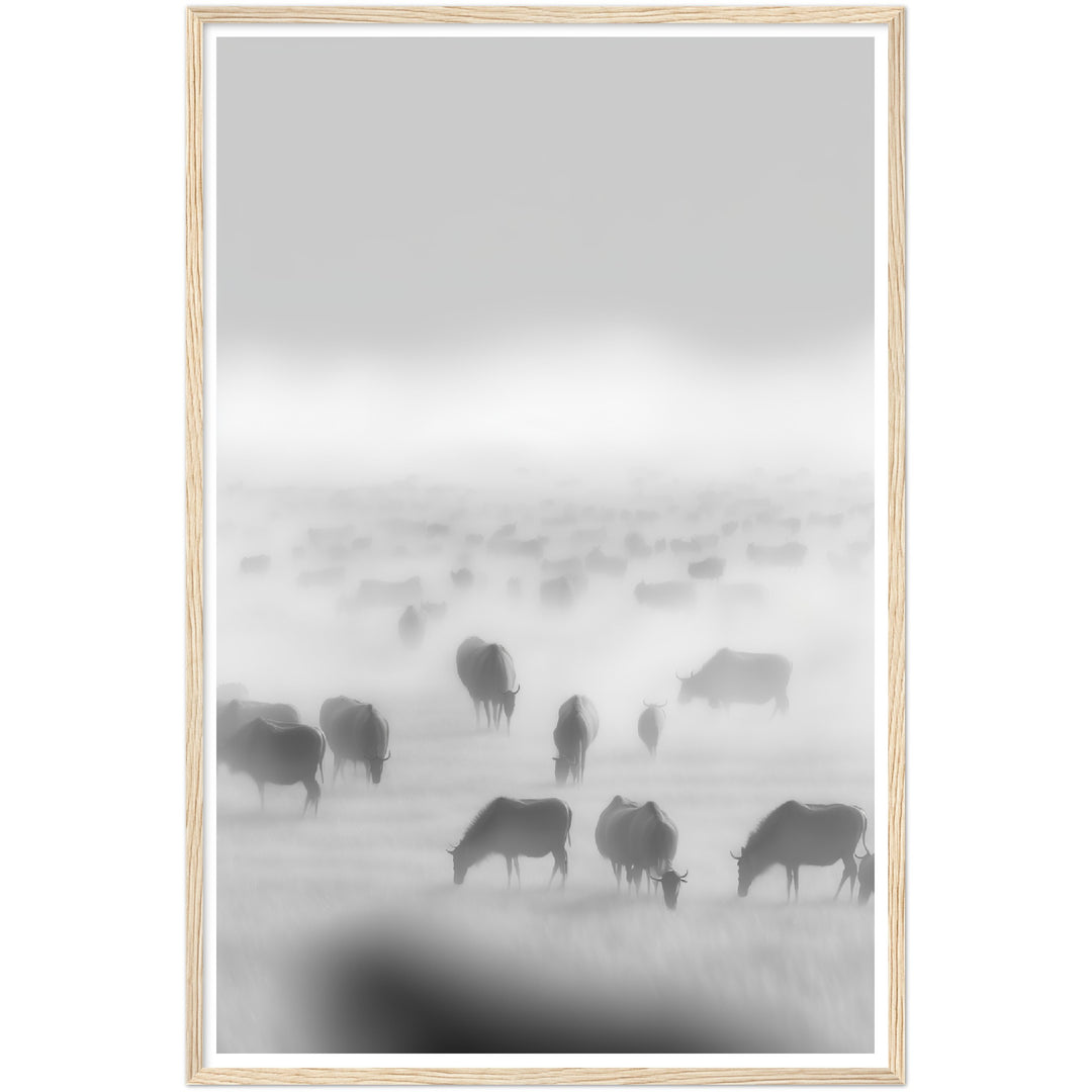 Magical Serengeti Migration Wall Art Print