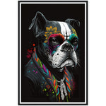 Load image into Gallery viewer, French Bulldog Day of the Dead Wall Art Print
