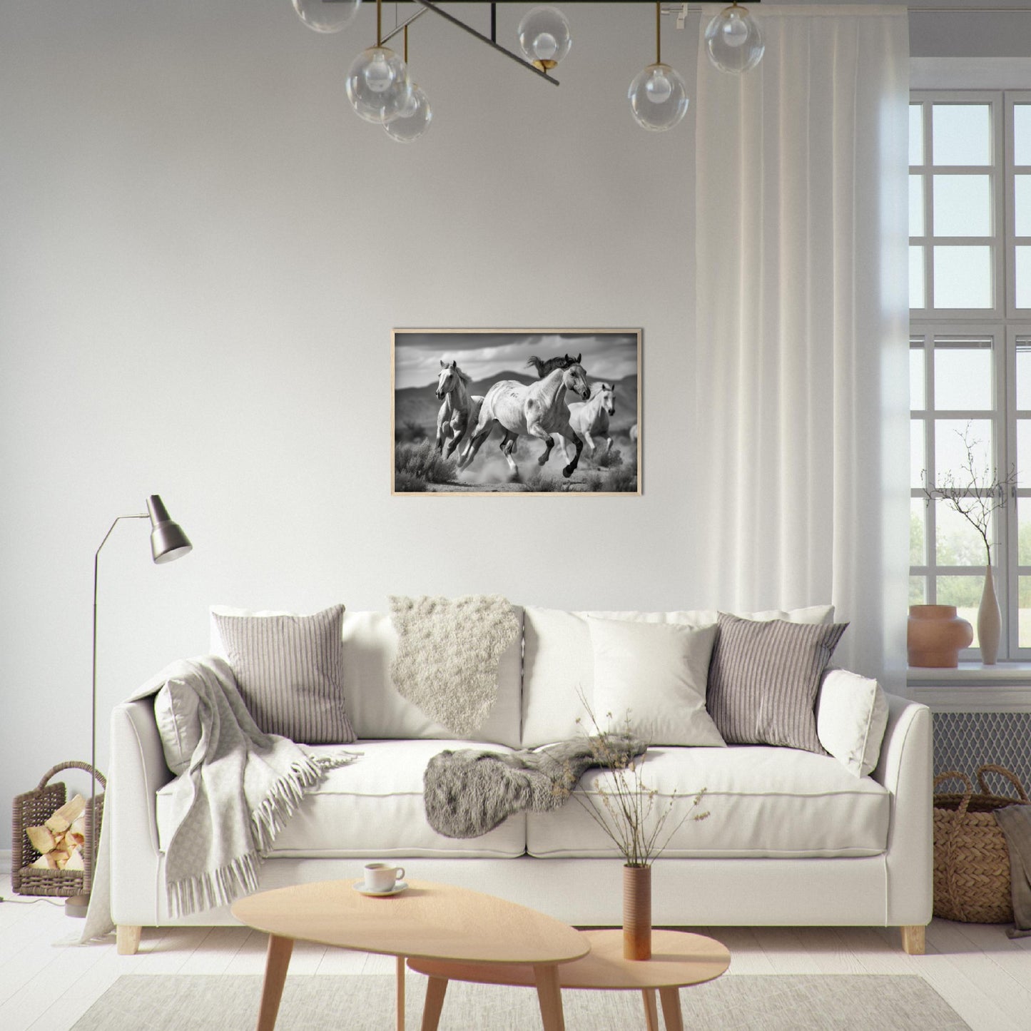 Thundering Horse Hooves Wall Art Print