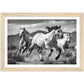 Thundering Horse Hooves Wall Art Print