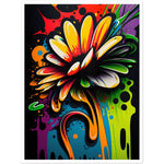 Load image into Gallery viewer, Daisy Explosion Abstract Flower Wall Art Print
