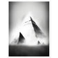 Giza's Monochromatic Wonder Wall Art Print