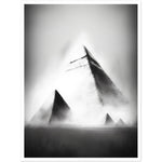 Load image into Gallery viewer, Giza&#39;s Monochromatic Wonder Wall Art Print
