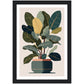 Trendy Rubber Plant Wall Art Print