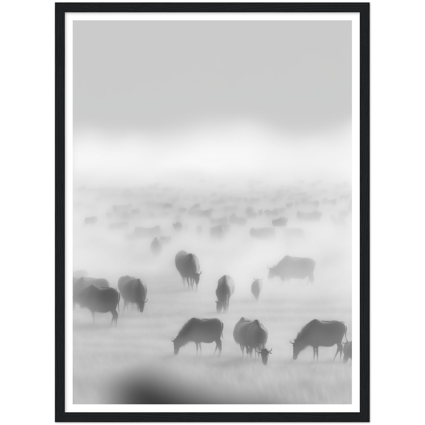 Magical Serengeti Migration Wall Art Print