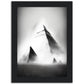 Giza's Monochromatic Wonder Wall Art Print